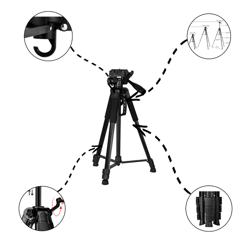 سه پایه نگهدارنده گوشی موبایل مدل F-580