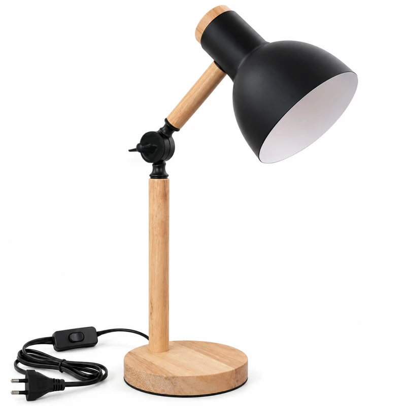 چراغ مطالعه رومیزی مدل Wood1801