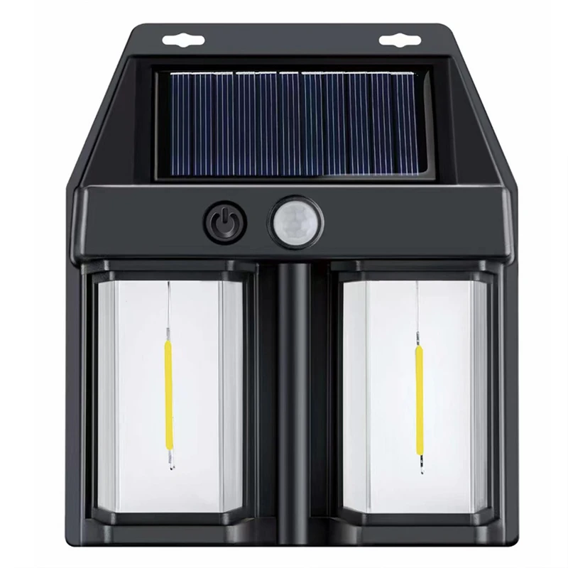 چراغ دیواری خورشیدی مدل سنسوردار کد BK618-2
