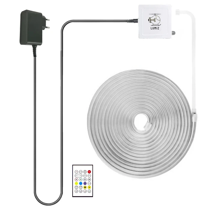 ریسه نئون لومیز مدل APP-5M RGB طول ۵ متر به همراه آداپتور