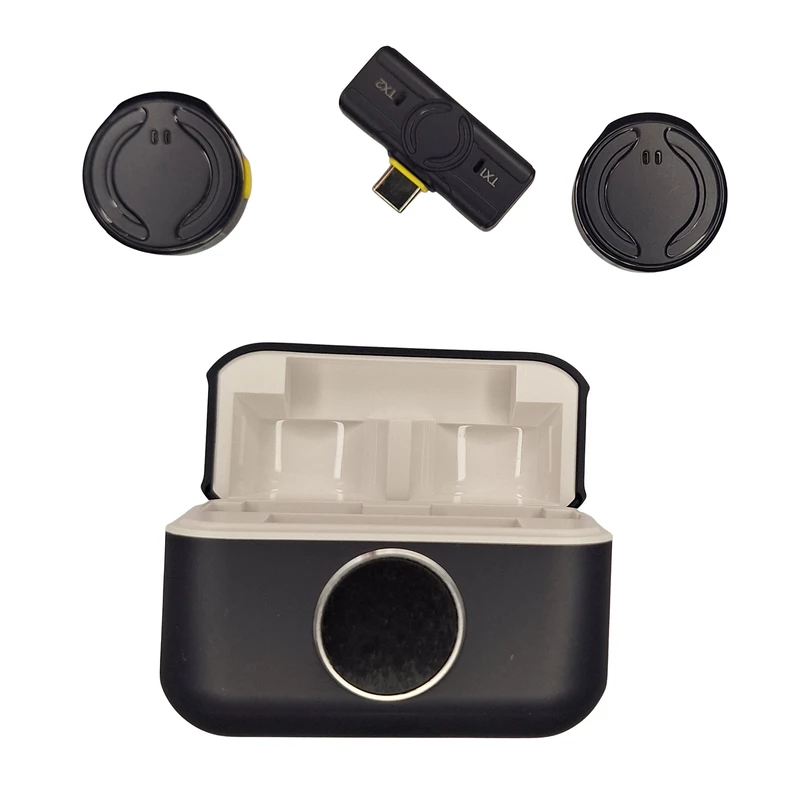 ست میکروفن بی سیم مدل Q81 با درگاه اتصال usb type c