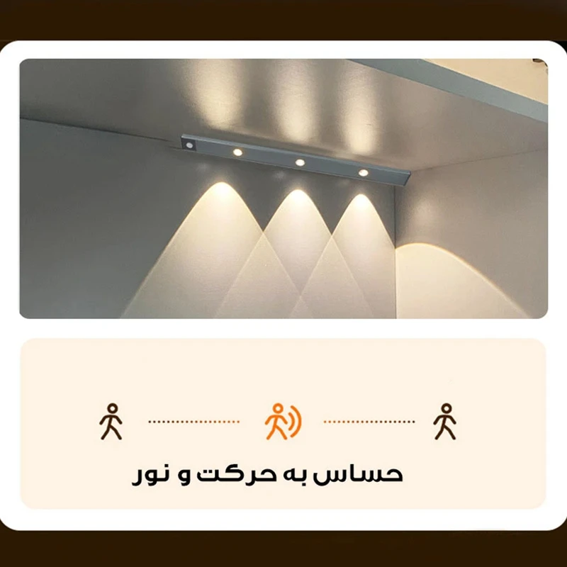 چراغ ال ای دی مدل زیر کابینتی 9.0mm