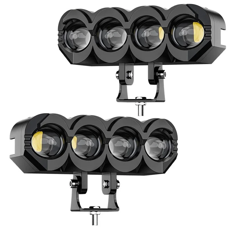 پروژکتور آفرود مدل چهار لنز 80 وات کد 1794 - بسته 2 عددی