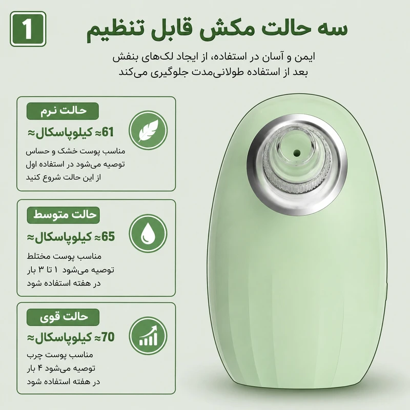 میکرودرم مدل Hot Compress به همراه 5 عدد سری