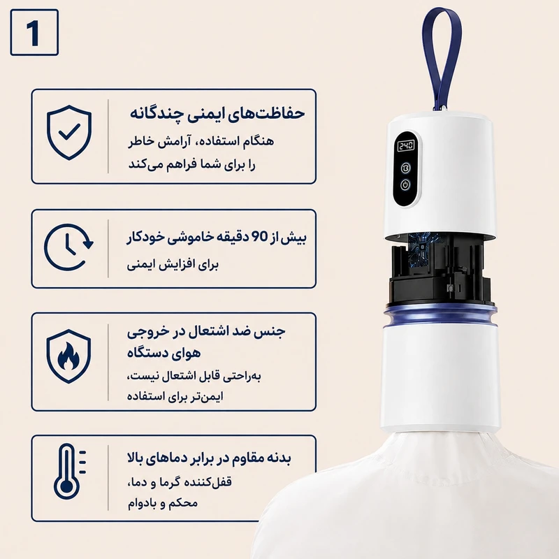 خشک کن لباس سفری مدل GYJ-2501