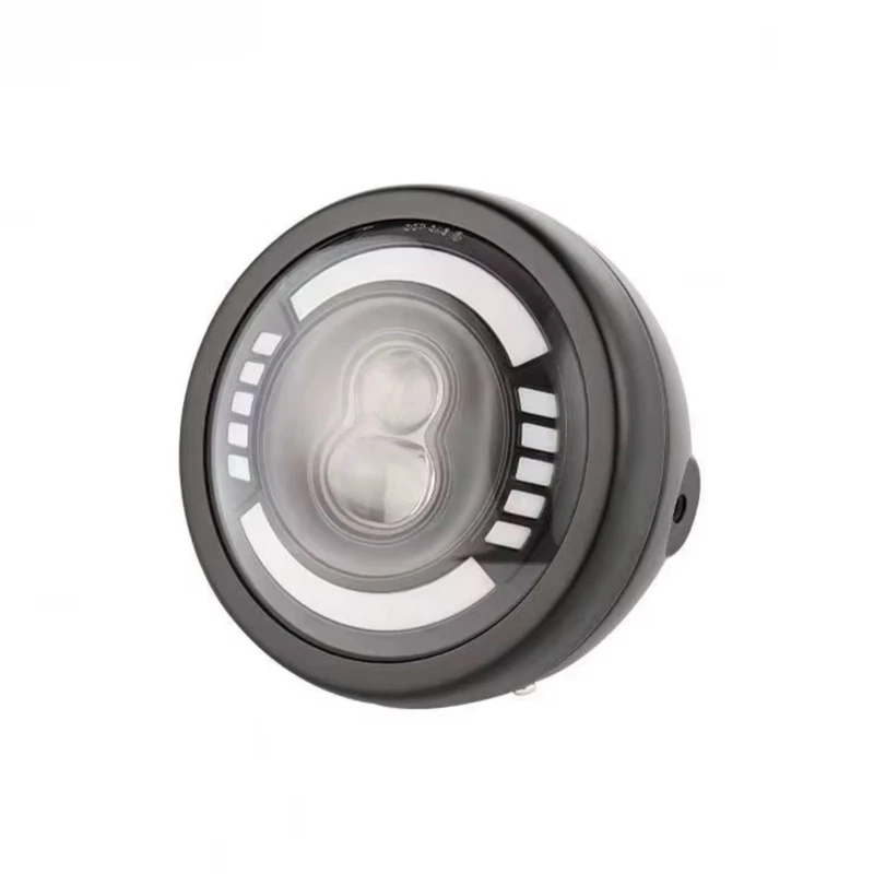 چراغ جلو موتور سیکلت دیلایت و راهنما دار مدل LED LENS