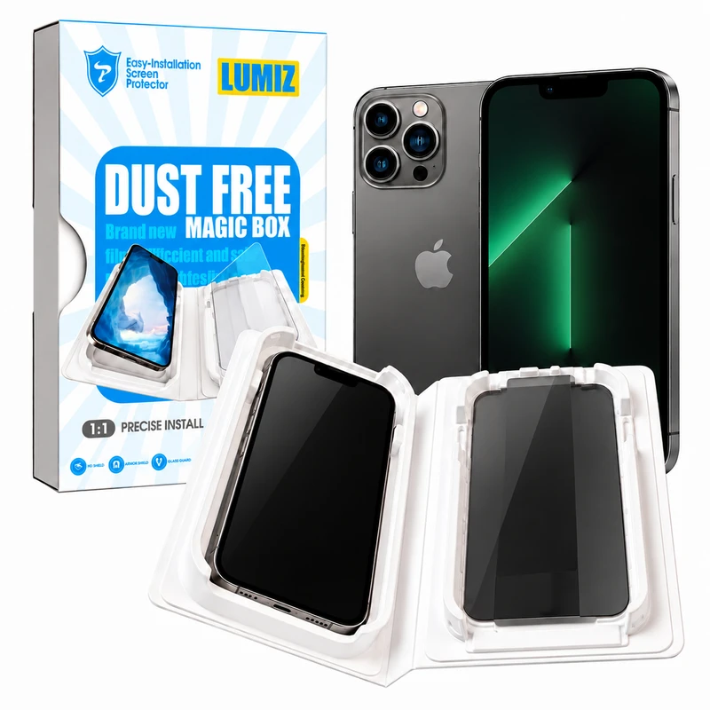 محافظ صفحه نمایش حریم شخصی مدل EASY-INSTALL مناسب برای گوشی موبایل ایفون iPhone 13 Pro Max / iPhone 14 Plus
